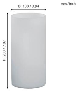 Eglo 81827 - Stolná lampa GEO 1xE14/60W/230V