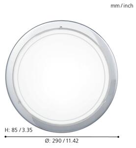 EGLO 83155 - Stropné svietidlo PLANET1 1xE27/60W