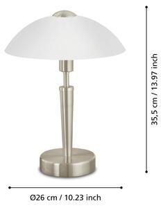 Eglo 85104 - Stmievateľná stolná lampa SOLO 1 1xE14/40W/230V