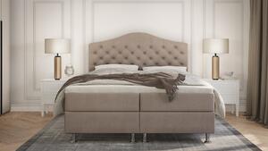 Elegantná posteľ LADY - 180x200, svetlo šedá