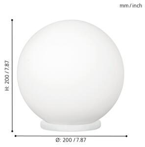 EGLO 85264 - Stolná lampa RONDO 1xE27/60W/230V pr. 20 cm