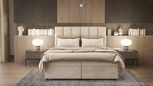 Hotelová posteľ DELTA - 180x200, svetlo šedá