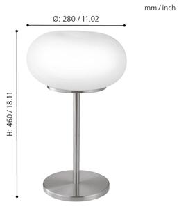 EGLO 86816 - Stolná lampa OPTICA 2xE27/60W
