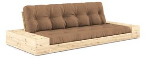 Hnedá rozkladacia pohovka 244 cm Base – Karup Design