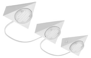 Eglo 89606 - SADA 3x Bodové svietidlo KOB 1 3xGX53/7W/230V