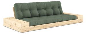Zelená rozkladacia pohovka 244 cm Base – Karup Design