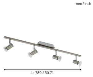 EGLO 90917 - Stropné svietidlo ROTTELO 4xGU10/LED/3W