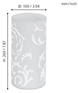 EGLO 91242 - stolné svietidlo GEO 1xE14/60W