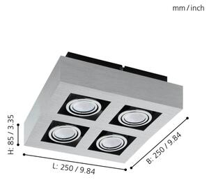 Eglo 91355 - LED Bodové svietidlo LOKE 1 4xGU10-LED/5W/230V