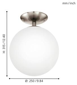 EGLO 91589 - Stropné svietidlo RONDO 1xE27/60W pr. 25 cm