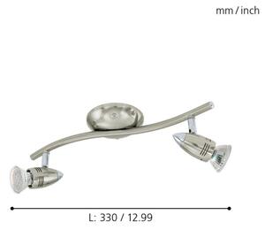 Eglo 92642 - LED Bodové svietidlo MAGNUM 2xGU10/3W/230V