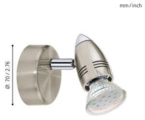 Eglo 92641 - LED Bodové svietidlo MAGNUM 1xGU10/3W/230V