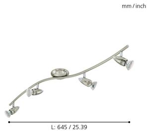 Eglo 92644 - LED Bodové svietidlo MAGNUM 4xGU10/3W/230V