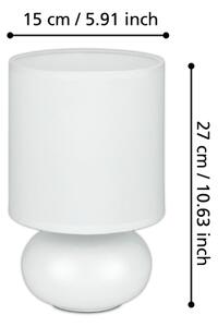 Eglo 93046 - Stolná lampa TRONDIO 1xE14/40W/230V