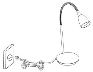 Eglo 93078 - LED stolová lampa DURENGO LED/3W/230V