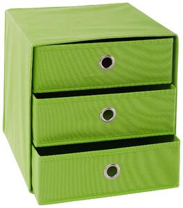 SKLADACÍ BOX, kov, textil, kartón, 32/32/31,5 cm Carryhome - Úložné boxy & dekoračné boxy