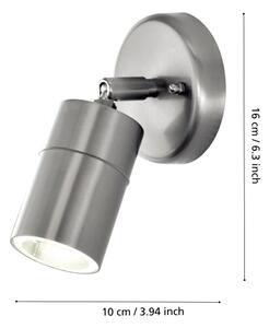 Eglo 93268 - LED vonkajšie osvetlenie STOCKHOLM 1 1xGU10/5W/230V