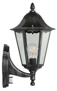 Eglo 93458 - Vonkajšie nástenné svietidlo s čidlom navedie 1xE27/60W/230V