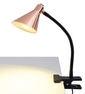 Medená upínacia LED lampa Janita