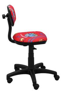 Detská otočná stolička JAMES - VLÁČIK červená