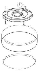 Eglo 93949 - LED stropné svietidlo PALOMARO LED/12W/230V