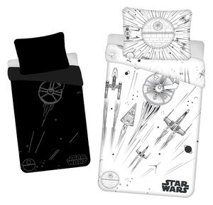 Bavlnené detské obliečky so svietiacim efektom na jednolôžko 140x200 cm Star Wars – Jerry Fabrics