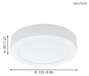 Eglo 94075 - LED stropné svietidlo FUEVA 1 LED/16,47W/230V
