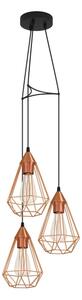 Eglo 94196 - Luster TARBES 3xE27/60W/230V