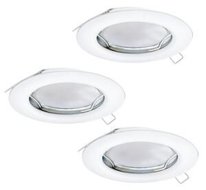 Eglo 94235 - SADA 3x LED podhľadové svietidlá PENETO 3xGU10-LED/3W/230V