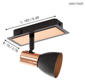 Eglo 94584 - LED bodové svietidlo BARNHAM 1xGU10/3,3W/230V