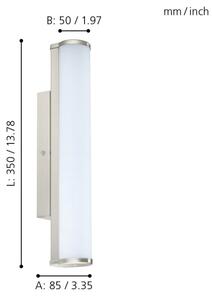 Eglo 94715 - LED kúpeľňové svietidlo CALNOVA LED/8W/230V IP44