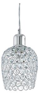 Eglo 94896 - Krištáľový luster BONARES 1 1xE27/60W/230V