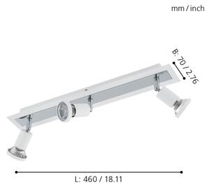 Eglo 94961 - LED bodové svietidlo SARRIA 3xGU10-LED/5W/230V