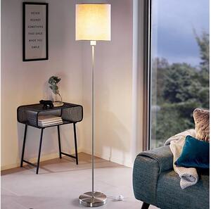 Eglo 96377 - Stojacia lampa PASTERI 1xE27/60W/230V priemer 28 cm sivá