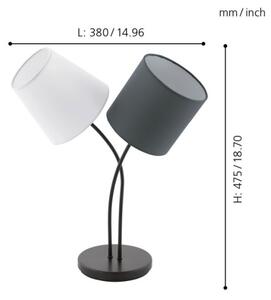 Eglo 95194 - Stolná lampa ALMEIDA 2xE14/40W/230V