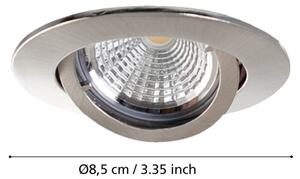 Eglo 95359 - SADA 3x LED zapustené stropné svietidlo TEDO 3xGU10-LED/5W/230V
