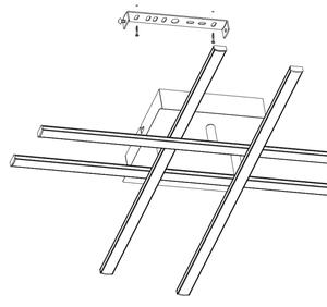 Eglo 95568 - LED Stropné svietidlo LASANA 1 LED/24W/230V