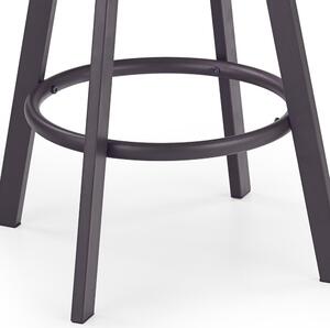 Barová stolička TOSHA hnedá/čierna