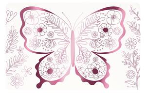 Papierové prestieranie v súprave 8 ks 28x42.5 cm Butterflies & Flowers – Meri Meri