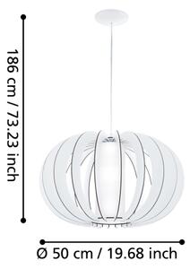 Eglo 95607 - Luster STELLATO 2 1xE27/60W/230V