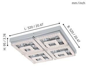 Eglo 95661 - LED Stropné svietidlo FRADELO LED/48W/230V