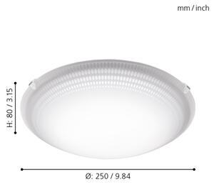 Eglo 95672 - LED Stropné svietidlo MARGITTA 1 LED/8,2W/230V