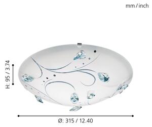 Eglo 95689 - LED Stropné svietidlo SORRENTA 1 LED/16W/230V