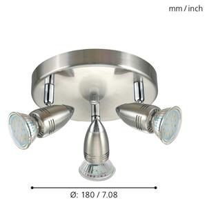Eglo 95824 - LED Bodové svietidlo MAGNUM LED 3xGU10-LED/3W/230V