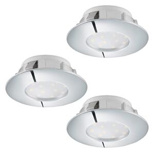 Eglo 95822 - SADA 3x LED podhľadových svietidiel PINEDA LED/4,9W/230V