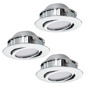 Eglo 95858 - Sada 3x stmievateľné zapustené stropné svietidlá PINEDA LED/5,5W/230V