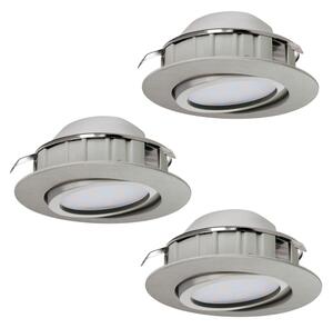 Eglo 95853 - SADA 3 ks LED podhľadových svietidiel PINEDA LED/4,9W/230V