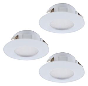 Eglo 95821 - sada 3xLED kúpeľňové podhľadové svietidlo PINEDA LED/4,9W/230V IP44