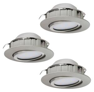 Eglo 95859 - sada 3 ks zapustených stropných svietidiel PINEDA LED/6W/230V