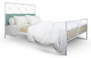 CAMFERO Kovová posteľ Cream Rozmer postele (matraca): 160x200 cm s nízkym predkom, Farba postele: Ecru Matt